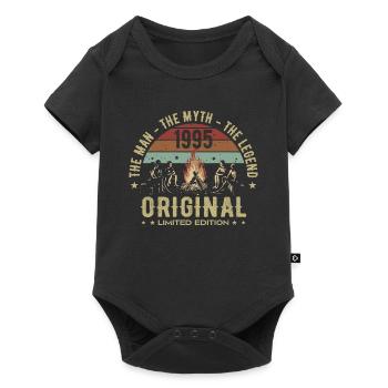 Légendaire Depuis 1995 | 30ème Anniversaire Homme - Body à manches courtes Premium Bébé - noir - Devant