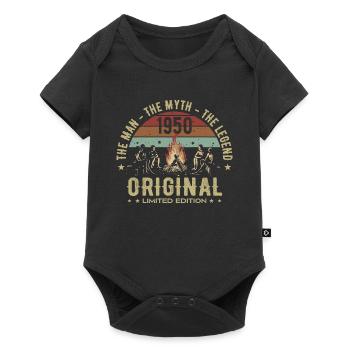Legendary since 1950 | 75th Anniversary Men - Baby Premium short-sleeve bodysuit - black - Front