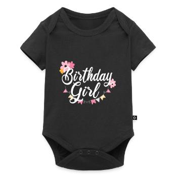 Birthday girl gift idea birthday daughter baby - Baby Premium short-sleeve bodysuit - black - Front