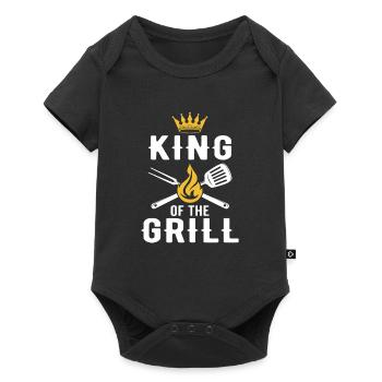 King of The Grill - Baby Premium short-sleeve bodysuit - black - Front