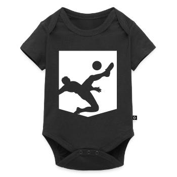 Simple football - Baby Premium short-sleeve bodysuit - black - Front