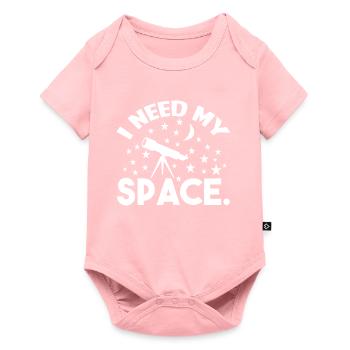 Astronom I Need My Space - Baby Premium Kurzarmbody - Rosa - Vorne