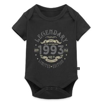 1993 Anniversary legendary since 1993 - Baby Premium short-sleeve bodysuit - black - Front