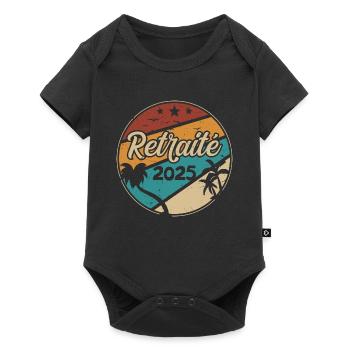 Retired 2025 Humor Vintage Original Retirement - Baby Premium short-sleeve bodysuit - black - Front