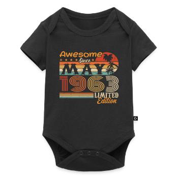 May 1963 - Year 1963 Jubilee - May 1963 - Baby Premium short-sleeve bodysuit - black - Front