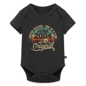 2004 June 2004 Original - June 2004 Anniversary - Baby Premium short-sleeve bodysuit - black - Front