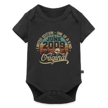 2009 June 2009 Original - June 2009 Anniversary - Baby Premium short-sleeve bodysuit - black - Front