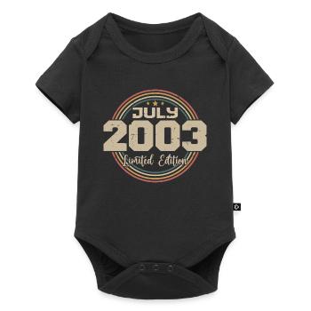 2003 Anniversaire Juillet 2003 Cadeau Juillet 2003 - Body à manches courtes Premium Bébé - noir - Devant