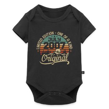 Cadeau Juillet 2007 Cadeau Anniversaire 2007 July - Baby Premium short-sleeve bodysuit - black - Front