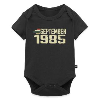 September 1985 Vintage Gift Idea September 1985 - Baby Premium short-sleeve bodysuit - black - Front