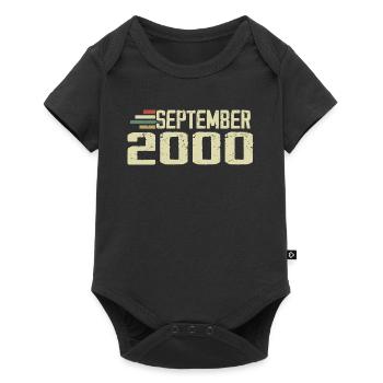 September 2000 Vintage Gift Idea September 2000 - Baby Premium short-sleeve bodysuit - black - Front