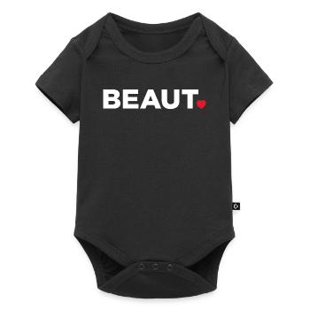 Beauté - Body à manches courtes Premium Bébé - noir - Devant