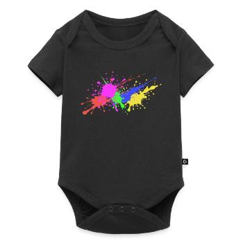 Fun - Splashes Cadeau d’anniversaire Drôle - Body à manches courtes Premium Bébé - noir - Devant