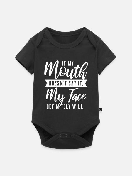 Funny quote - Baby Premium short-sleeve bodysuit - black