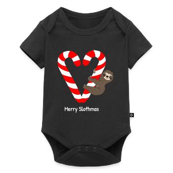 Sloth Lazy Cute Sloth Gift - Baby Premium short-sleeve bodysuit - black - Front