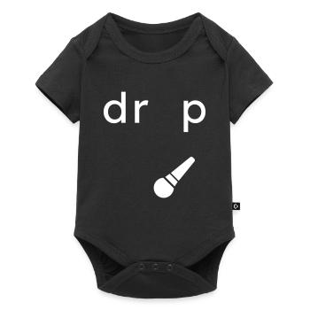 Drop the Microphone - Baby Premium short-sleeve bodysuit - black - Front