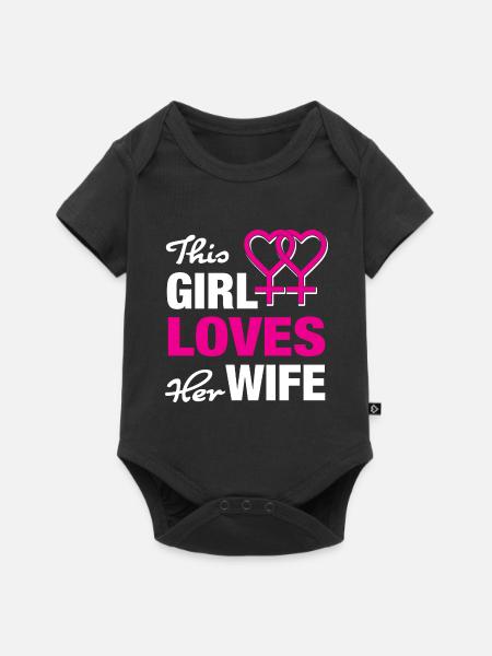 Lesbianism - Baby Premium short-sleeve bodysuit - black