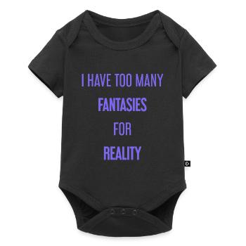 Fantasmes pour la réalité - C’est là que la magie est créée! - Body à manches courtes Premium Bébé - noir - Devant