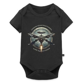 Design & Innovation - Baby Premium short-sleeve bodysuit - black - Front