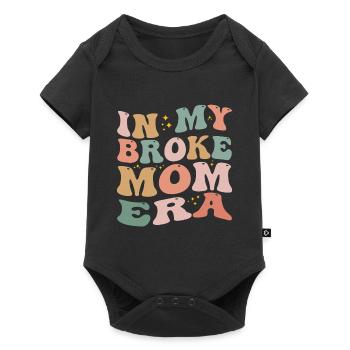 In My Broke Mom Era - Baby Premium short-sleeve bodysuit - black - Front