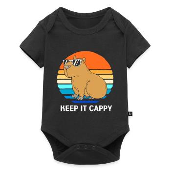 Capybara Capibara - Body à manches courtes Premium Bébé - noir - Devant