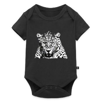 Tiger - Baby Premium short-sleeve bodysuit - black - Front