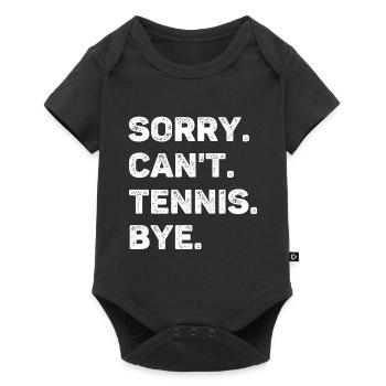 Sorry Can't Tennis Bye Funny - Baby Premium short-sleeve bodysuit - black - Front