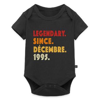 Décembre 1995 - Anniversaire en décembre - Body à manches courtes Premium Bébé - noir - Devant