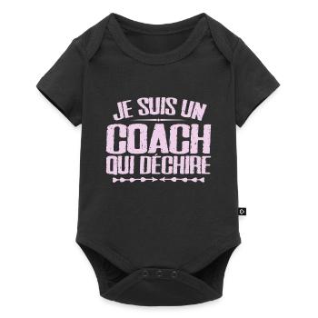 I'm a coach who rips humor gift - Baby Premium short-sleeve bodysuit - black - Front