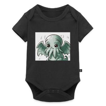 Cute Cthulhu - Baby Premium short-sleeve bodysuit - black - Front