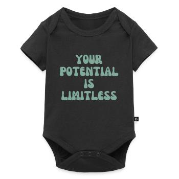 Votre potentiel est illimité - Body à manches courtes Premium Bébé - noir - Devant
