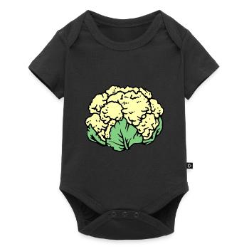 chou-fleur - Body à manches courtes Premium Bébé - noir - Devant