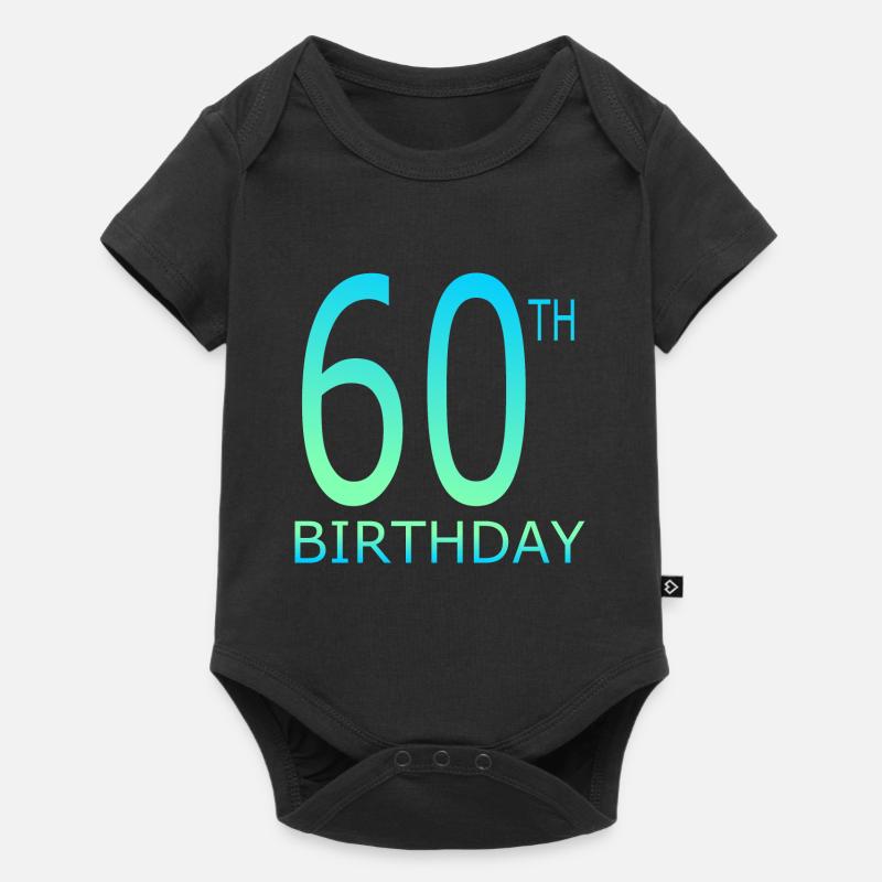 60th birthday - Baby Premium short-sleeve bodysuit - black