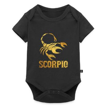 Zodiac Scorpio - Baby Premium short-sleeve bodysuit - black - Front
