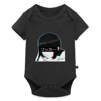Manga Anime Japan Japanese Hipster Trendy - Baby Premium short-sleeve bodysuit - black - Front