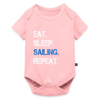 sailing - Baby Premium short-sleeve bodysuit - rose - Front