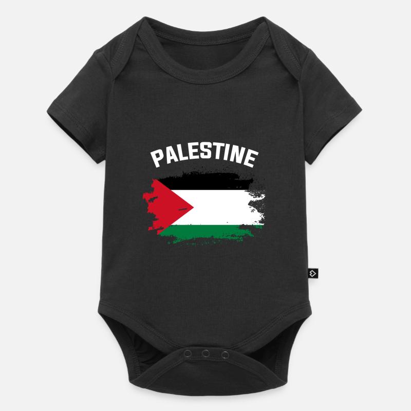 Palestine - Body à manches courtes Premium Bébé - noir