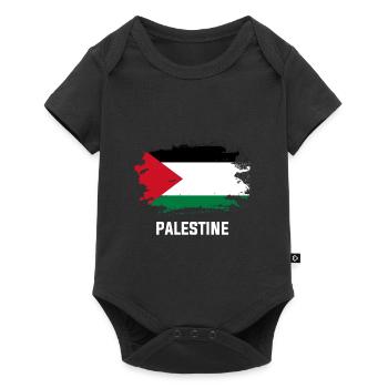 Palestine - Baby Premium short-sleeve bodysuit - black - Front