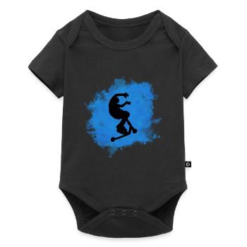 freestyle scooter - Baby Premium short-sleeve bodysuit - black - Front