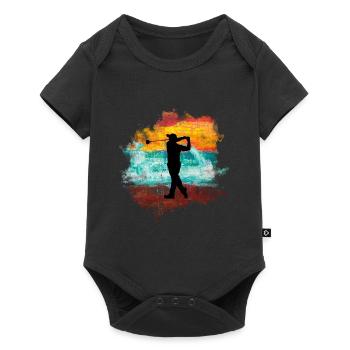 Golf - Body à manches courtes Premium Bébé - noir - Devant