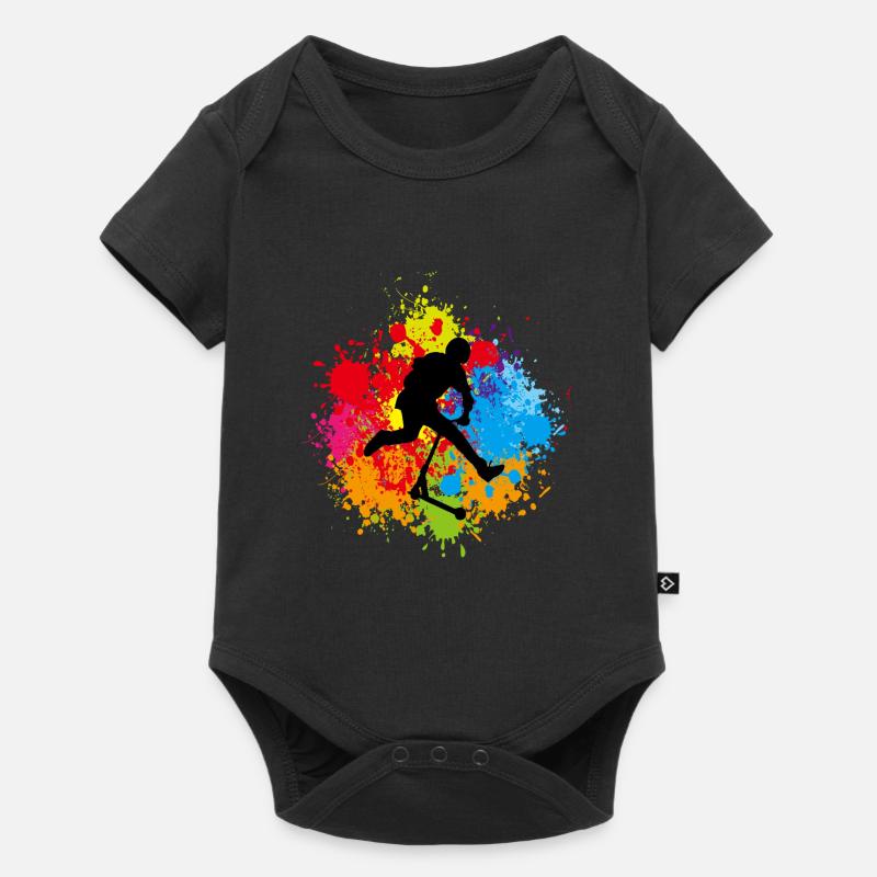 trottinette freestyle - Body à manches courtes Premium Bébé - noir