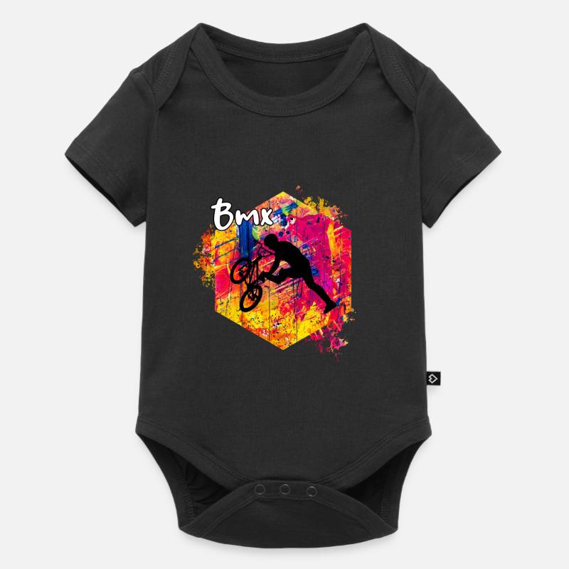 Bmx - Baby Premium short-sleeve bodysuit - black