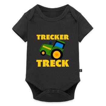 Tractor Trek Tractor Pulling Tractor Gift - Baby Premium short-sleeve bodysuit - black - Front