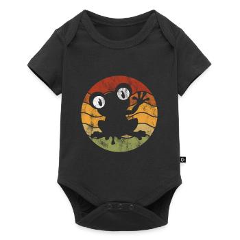 Frog Frogs Gift for Kids Funny Funny - Baby Premium short-sleeve bodysuit - black - Front