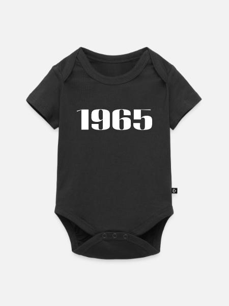 1965 - Gift born in 1965 - Baby Premium short-sleeve bodysuit - black