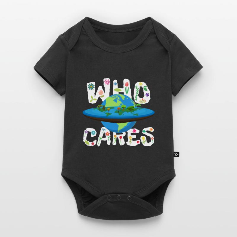 Planet Erde flach oder rund Baby Premium Kurzarmbody