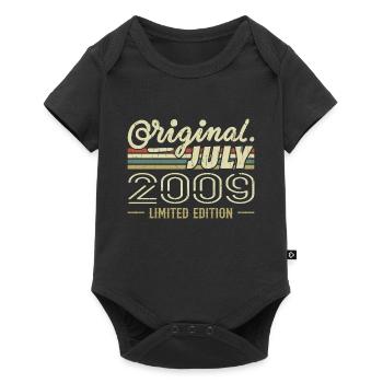 Juillet 2009 Original Cadeau Anniversaire 2009 - Body à manches courtes Premium Bébé - noir - Devant