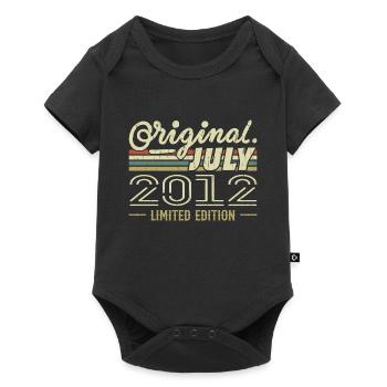 Juillet 2012 Original Cadeau Anniversaire 2012 - Body à manches courtes Premium Bébé - noir - Devant