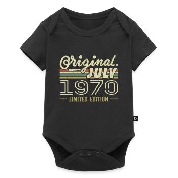 Juillet 1970 Original Cadeau Anniversaire 1970 - Body à manches courtes Premium Bébé - noir - Devant