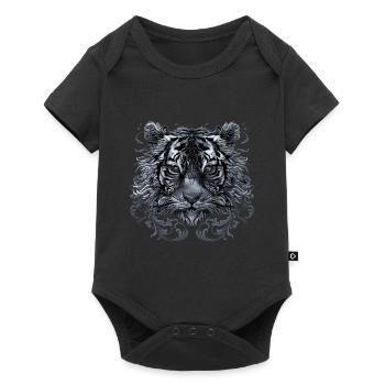 Tigre - Body à manches courtes Premium Bébé - noir - Devant